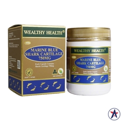 Sụn cá mập xanh Wealthy Health Marine Blue Shark Cartilage 750mg