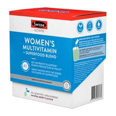 Swisse Women's Ultivite Multivitamin + Superfood Blend 7 gói x 7g