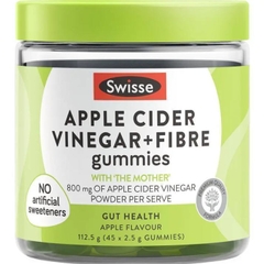 Kẹo giấm táo Swisse Apple Cider Vinegar & Fibre Gummies