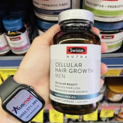 Viên uống mọc tóc, giảm rụng cho nam Swisse Nutra Cellular Hair Growth Mens