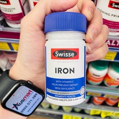 Swisse Ultiboost Iron bổ sung Sắt của Úc 30 viên