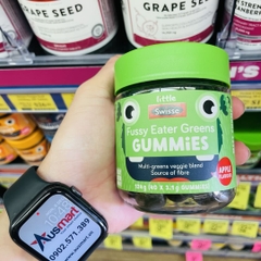 Kẹo bổ sung rau xanh cho bé biếng ăn Little Swisse Green Boost Gummies