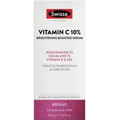 Serum dưỡng sáng da Swisse Beauty Vitamin C 10% Brightening Booster Serum 30ml
