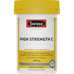 Vitamin C Swisse Ultiboost High Strength C 1000mg của Úc