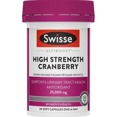 Swisse Ultiboost High Strength Cranberry 25000mg của Úc