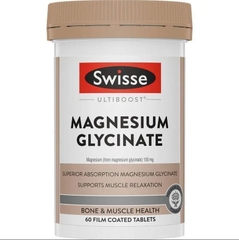 Viên uống bổ sung Magie Swisse Ultiboost Magnesium Glycinate