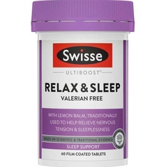 Swisse Ultiboost Relax & Sleep giúp thư giãn & ngủ ngon 60 viên