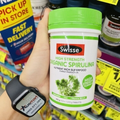 Tảo xoắn Spirulina Organic 1000mg Swisse High Strength 200 viên