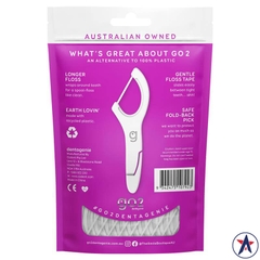 Tăm chỉ nha khoa GO2 Dentagenie Smooth Flosspyx Mint 36 cái