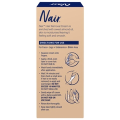 Kem tẩy lông Nair Sensitive Face & Body Hair Removal Cream 75g
