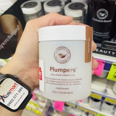 Viên nhai bổ sung collagen vị Sô-cô-la The Beauty Chef Plumpers Chocolate Collagen Peptides 75 viên