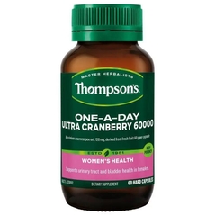 Viên uống hỗ trợ đường tiết niệu Thompson's One-A-Day Ultra Cranberry 60000