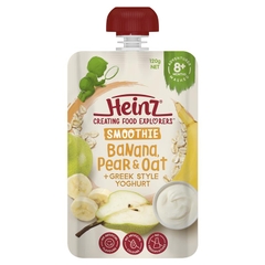 Bột ăn dặm Heinz Banana & Oat Smoothie Greek Yoghurt Pouch 120g