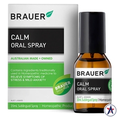 Thuốc xịt giảm căng thẳng Brauer Calm Oral Spray 20ml