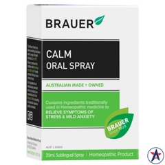 Thuốc xịt giảm căng thẳng Brauer Calm Oral Spray 20ml