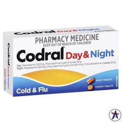 Viên trị cảm cúm Codral Day & Night Cold & Flu