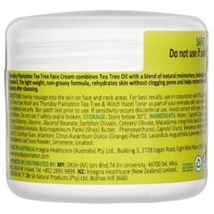 Kem dưỡng ẩm ngừa mụn trà tràm Thursday Plantation Tea Tree Face Cream