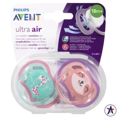 Ti giả Avent Ultra Air Soother cho bé trên 18 tháng