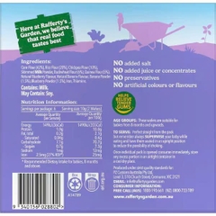 Bánh ăn dặm Raffertys Garden Blueberry & Banana tập nhai cho bé