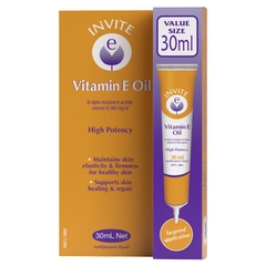 Tinh dầu Invite E Vitamin E Pure Oil 30ml