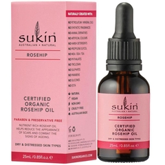 Tinh dầu nụ tầm xuân Rosehip Oil Sukin Certified Organic