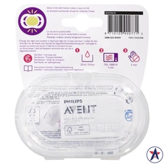 Ty ngậm ban đêm Avent Ultra Air Night Soother cho bé dưới 6 tháng