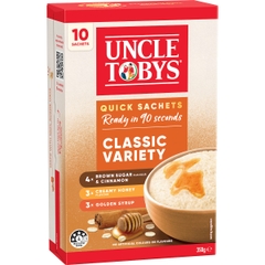 Yến mạch Uncle Tobys Oats Quick Sachets Classic Variety 350g