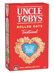 Yến mạch ăn liền cán dẹp Uncle Tobys Traditonal Rolled Oats 1kg