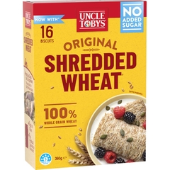 Bánh ngũ cốc lúa mì nguyên cám Uncle Tobys Original Shredded Wheat Biscuits