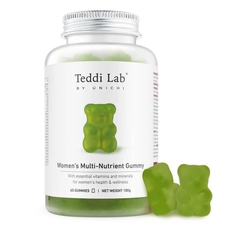 Kẹo dẻo dinh dưỡng tổng hợp Unichi Teddy Lab Women's Multi-Nutrient Gummy 60 viên
