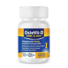 Viên ngậm bổ sung Vitamin D3 Melts OsteVit-D One A Day 90 viên