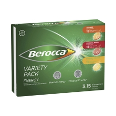 Viên sủi Berocca 3 vị Berocca Variety Pack Energy của Úc