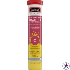 Viên sủi Vitamin C liều cao Swisse High Strength Effervescent