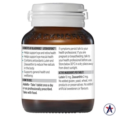 Viên uống bổ mắt Blackmores Lutein Vision Advanced 60 viên