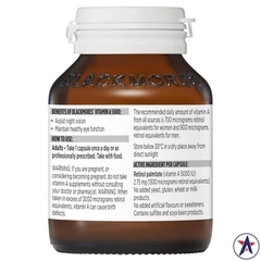 Viên uống bổ mắt Blackmores Vitamin A 5000IU Eye Care 150 viên