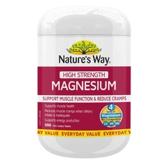 Viên uống bổ sung Magie Nature's Way High Strength Magnesium