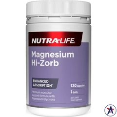 Viên uống bổ sung Magie, hỗ trợ cơ bắp Nutra-Life Magnesium Hi-Zorb