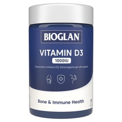 Viên uống bổ sung Vitamin D3 1000IU Bioglan 250 viên