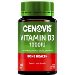 Viên uống bổ sung Vitamin D3 1000IU Cenovis hỗ trợ xương chắc khỏe