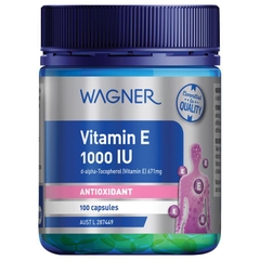 Viên uống bổ sung Vitamin E 1000IU Wagner của Úc 100 viên