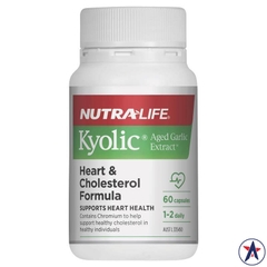 Viên uống bổ tim mạch Nutra-Life Kyolic Aged Garlic Extract Heart & Cholesterol Formula