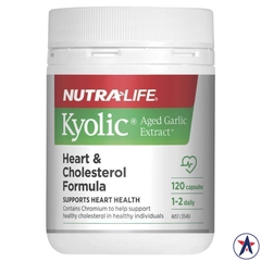 Viên uống bổ tim mạch Nutra-Life Kyolic Aged Garlic Extract Heart & Cholesterol Formula