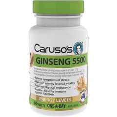 Viên uống nhân sâm Caruso's Ginseng 5500mg One A Day 60 viên