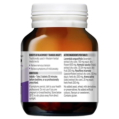 Blackmores Tranquil Night hỗ trợ ngủ & giúp ngủ ngon 60 viên