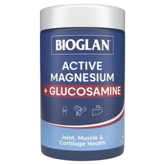 Viên uống hỗ trợ cơ bắp & sức khỏe khớp Bioglan Active Magnesium + Glucosamine 180 viên