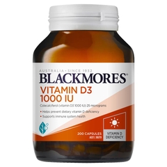 Viên uống bổ sung Vitamin D3 1000IU Blackmores