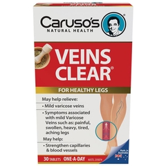 Hỗ trợ giãn tĩnh mạch Caruso's Natural Health Veins Clear