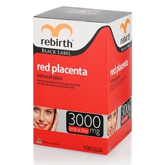 Viên uống nhau thai cừu đỏ Rebirth Red Placenta 3000mg 100 viên