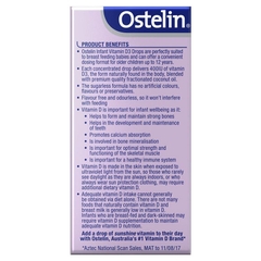 Ostelin Infant Vitamin D3 Drops 2.4ml cho trẻ sơ sinh