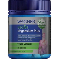 Viên bổ sung Magiê thuần chay Wagner Vegan Magnesium Plus 60 viên